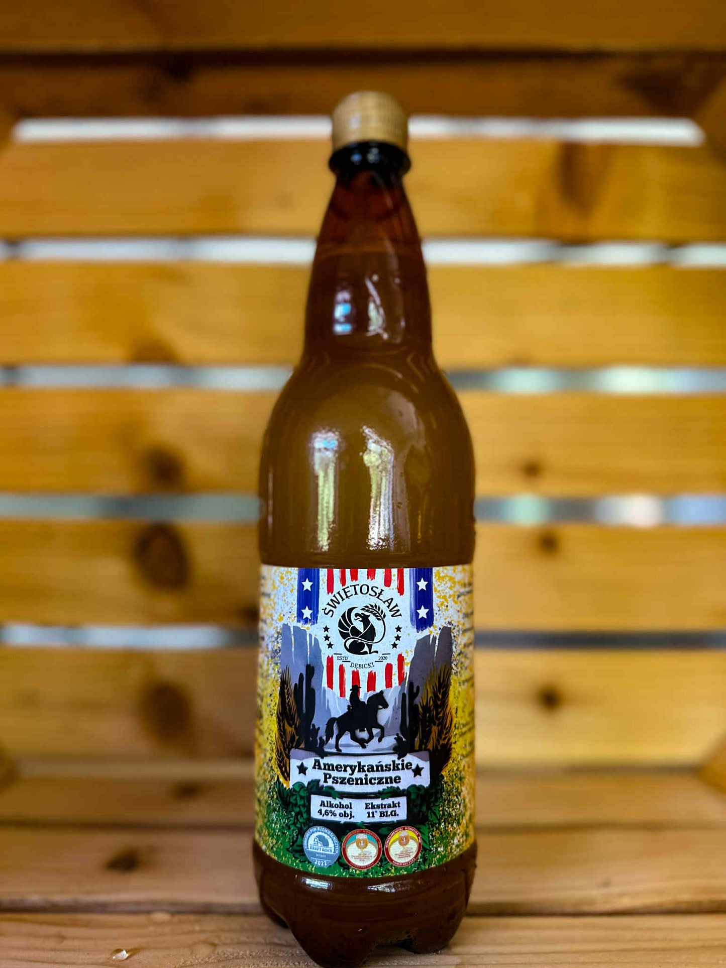 Piwo prosto z tanka 1L: AMERYKAŃSKIE PSZENICZNE